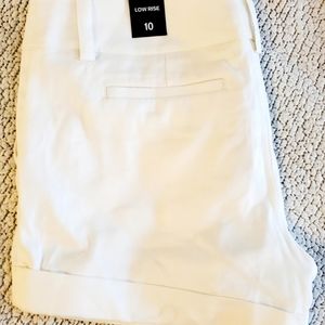Express White Shorts